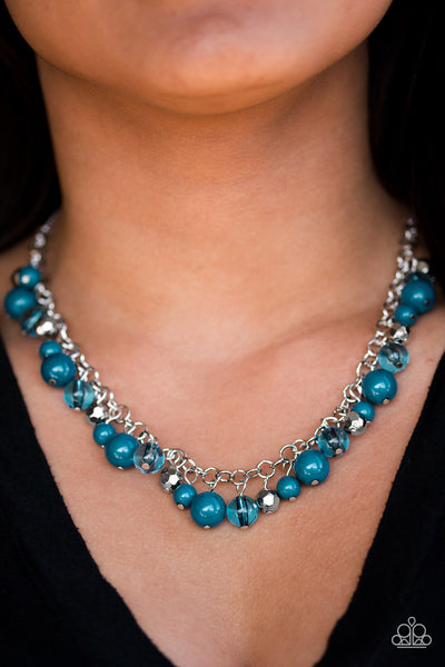 Paparazzi Accessories Wander With Wonder - Blue Necklace & Earrings 