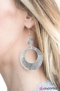 Paparazzi Accessories Winner Shimmer - Silver Earrings 