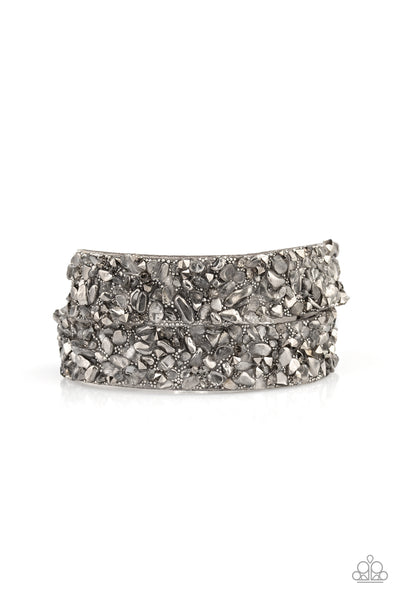 Paparazzi Accessories CRUSH To Conclusions - Silver Bracelet 