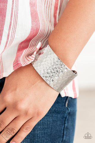 Paparazzi Accessories Simmering Shimmer - Silver Bracelet 