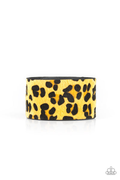 Paparazzi Accessories Cheetah Cabana - Yellow Bracelet 