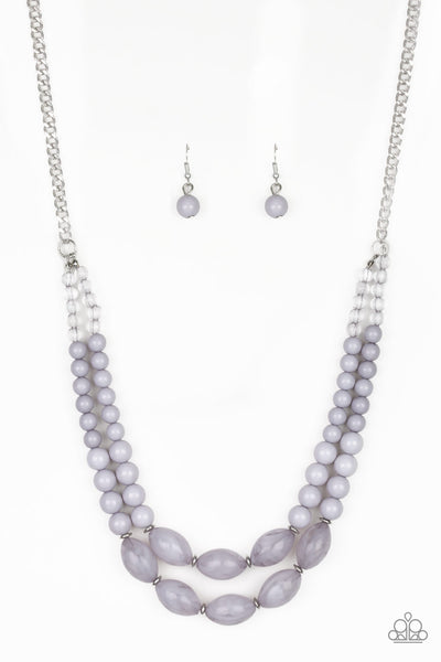 Paparazzi Accessories Sundae Shoppe - Silver Necklace & Earrings 