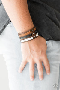 Paparazzi Accessories Grizzly Ground Brown Bracelet 