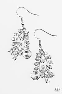 Paparazzi Accessories Make You VINE! - White Earrings 