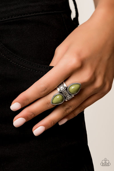 Paparazzi Accessories New Age Leader Green Ring