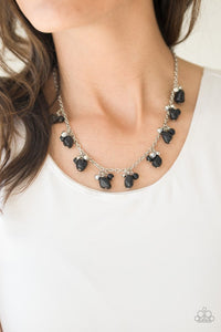 Paparazzi Accessories Rocky Mountain Magnificence - Black Necklace & Earrings 