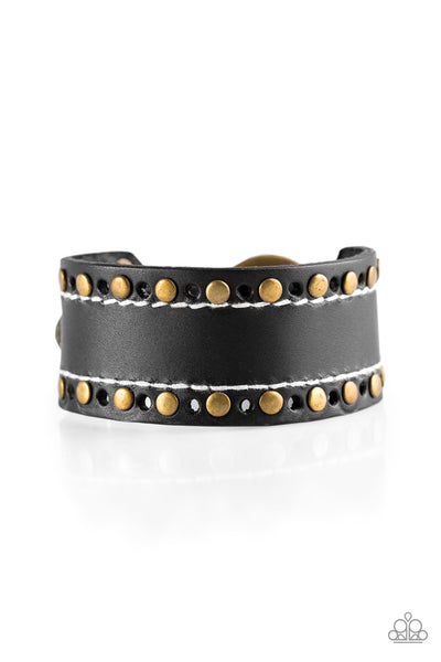 Paparazzi Accessories The WANDER Years - Black Bracelet 