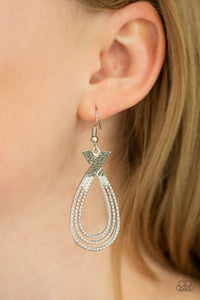 Paparazzi Accessories Fair FAME - Silver Earrings 