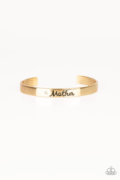 Paparazzi Accessories Every Day Is Mothers Day - Gold Bracelet 