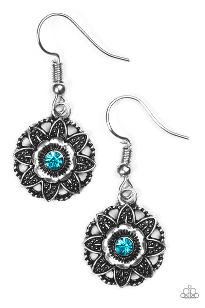 Paparazzi Accessories Perennial Party - Blue Earrings 