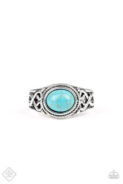 Paparazzi Accessories Set In Stone Blue Ring