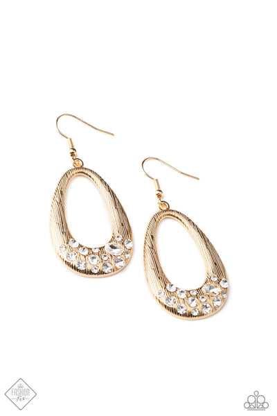 Paparazzi Accessories Better LUXE Next Time - Gold Earrings 