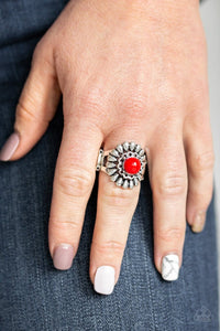 Paparazzi Accessories Poppy Pep Red Ring