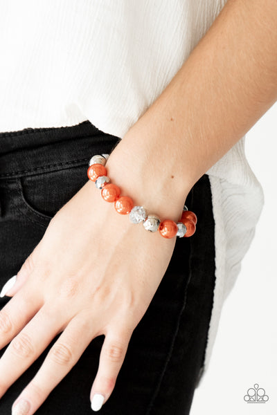 Paparazzi Accessories Very VIP - Orange Bracelet 