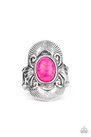 Paparazzi Accessories Oracle Oasis - Pink Ring