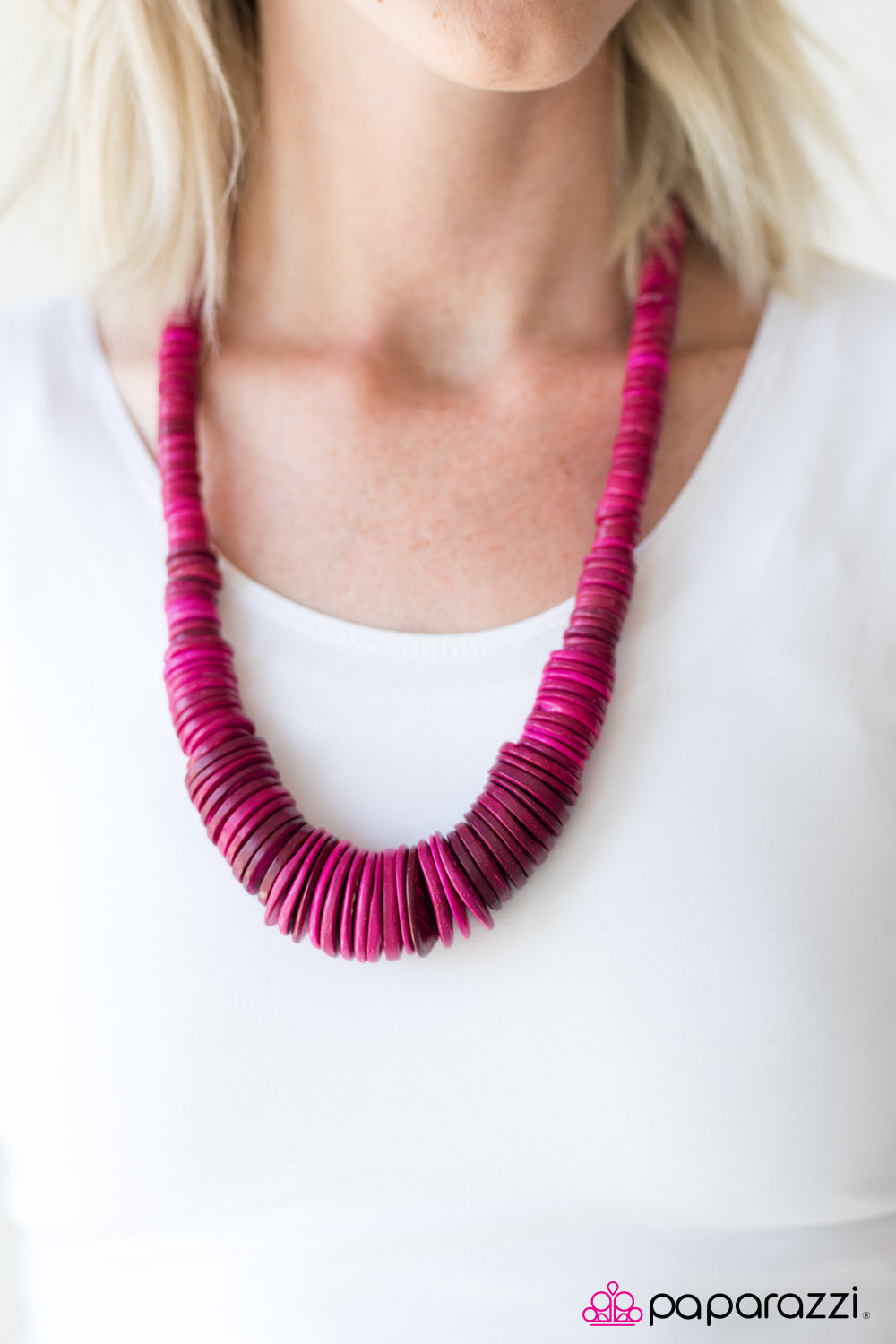 Paparazzi Accessories SHORE Thing - Pink Necklace & Earrings 