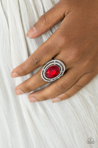 Paparazzi Accessories Making History - Red Ring