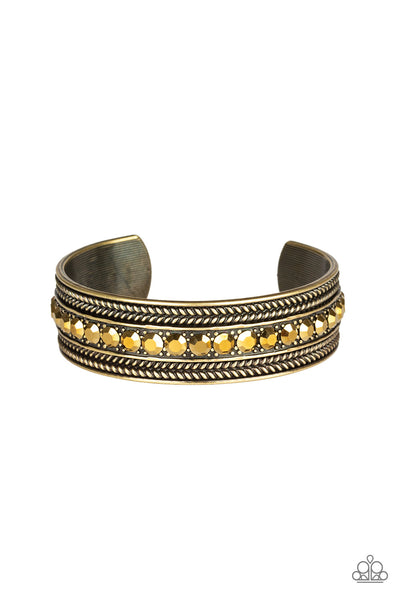 Paparazzi Accessories Empress Etiquette - Brass Bracelet 