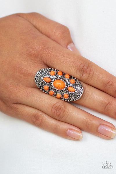 Paparazzi Accessories Stone Sunrise - Orange Ring