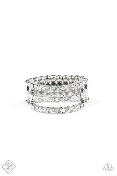 Paparazzi Accessories Seeking Shimmer - White Ring