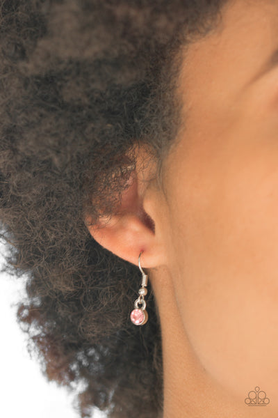Paparazzi Accessories Call Me Cupid - Pink Necklace & Earrings 