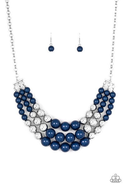 Paparazzi Accessories Dream Pop - Blue Necklace & Earrings 