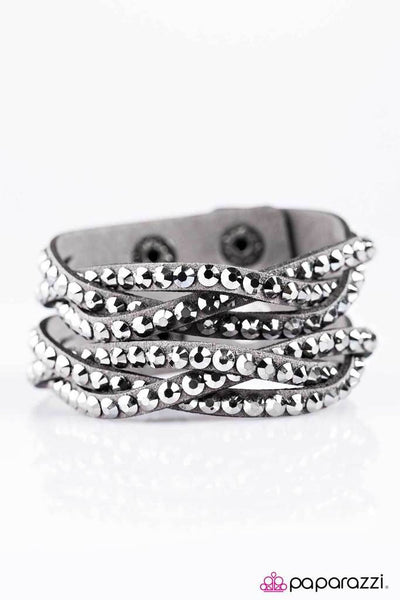 Paparazzi Accessories Rocket Power - Silver Bracelet 