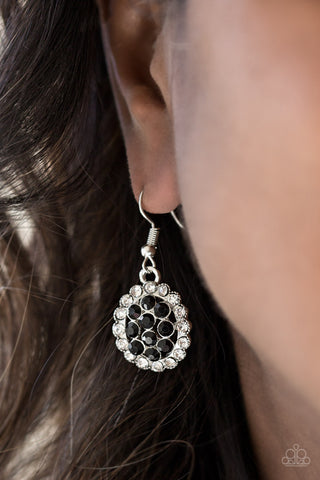 Paparazzi Accessories Runway Ready - Black Earrings 