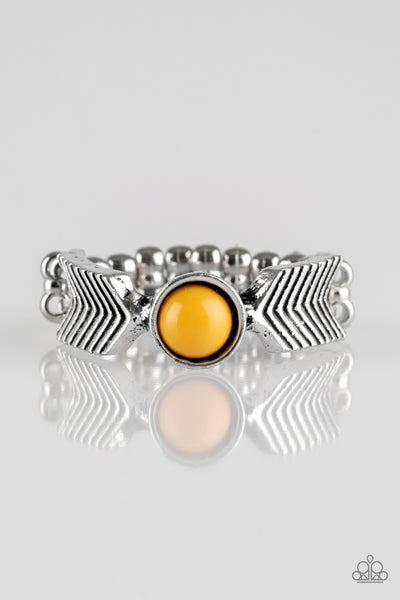 Paparazzi Accessories Awesomely ARROW-Dynamic - Yellow Ring