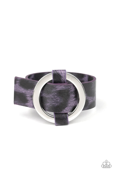 Paparazzi Accessories Jungle Cat Couture - Purple Bracelet 