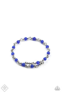 Paparazzi Accessories Ethereally Entangled - Blue Bracelet 