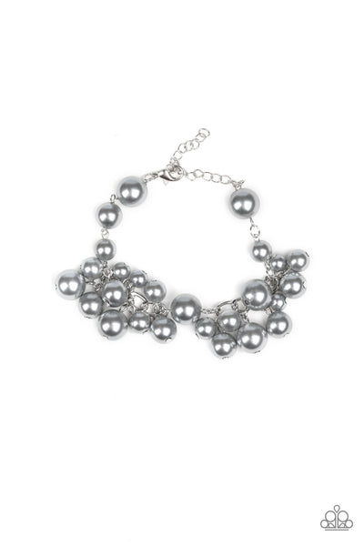 Paparazzi Accessories Girls In Pearls - Silver Bracelet 