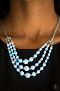 Paparazzi Accessories Spring Social - Blue Necklace & Earrings 
