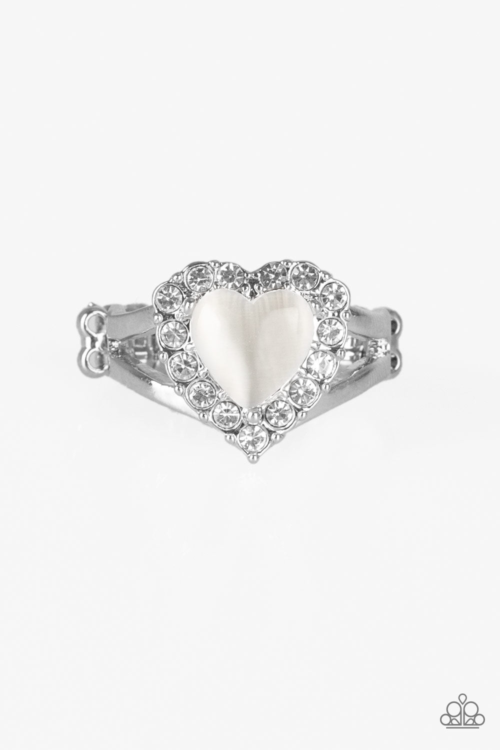 Paparazzi Accessories Love Is In The Air - White Ring