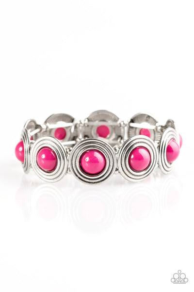 Paparazzi Accessories Adventurously Amazon - Pink Bracelet 
