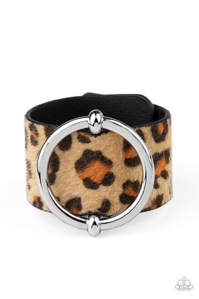 Paparazzi Accessories Asking FUR Trouble - Brown Bracelet 