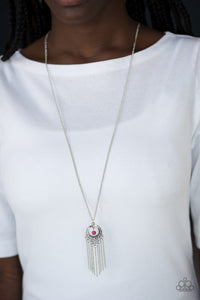 Paparazzi Accessories Western Weather - Pink Necklace & Earrings 