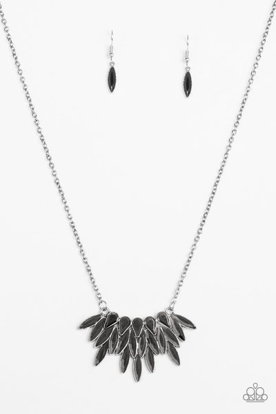 Paparazzi Accessories Crowning Moment - Silver Necklace & Earrings 