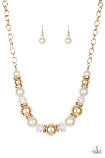 Paparazzi Accessories The Camera Never Lies - White Necklace & Earrings 