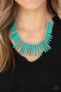 Paparazzi Accessories Out of My Element - Blue Necklace & Earrings 