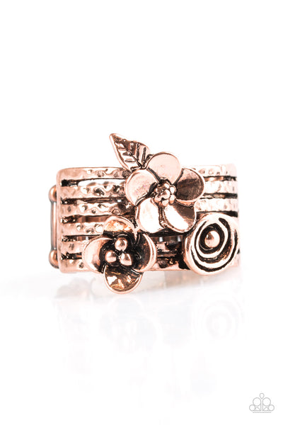 Paparazzi Accessories Meadow Flowers - Copper Ring