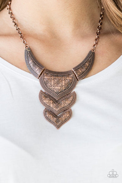 Paparazzi Accessories Texas Temptress - Copper Necklace 