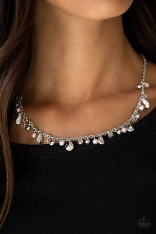 Paparazzi Accessories Spring Sophistication - Pink Necklace & Earrings 