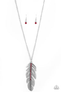 Paparazzi Accessories Sky Quest - Red Necklace & Earrings 