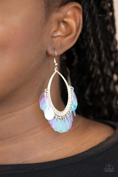 Paparazzi Accessories Mermaid Magic - Multi Earrings Iridescent