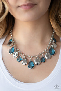 Paparazzi Accessories CLIQUE-bait - Blue Necklace & Earrings 