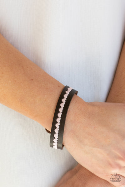 Paparazzi Accessories Made With Love - Pink Bracelet 