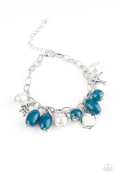 Paparazzi Accessories Love Doves - Blue Bracelet 