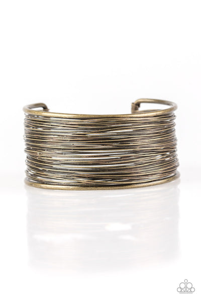 Paparazzi Accessories Wire Warrior - Brass Bracelet 