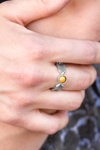 Paparazzi Accessories Awesomely ARROW-Dynamic - Yellow Ring
